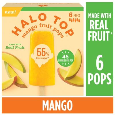 Halo Top Mango Fruit Pops 2 5 Fl Oz Instacart