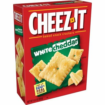 Cheez-It Cheese Crackers, Baked Snack Crackers, Office and Kids Snacks, White Cheddar