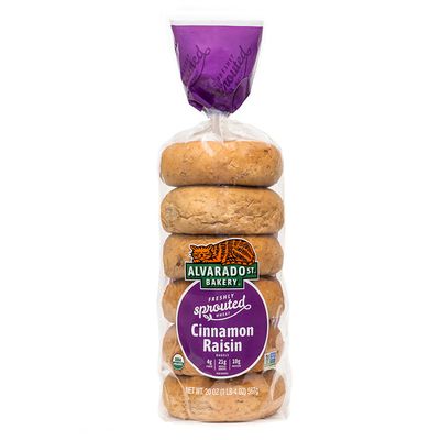 Alvarado Street Bakery Sprouted Cinnamon Raisin Bagels