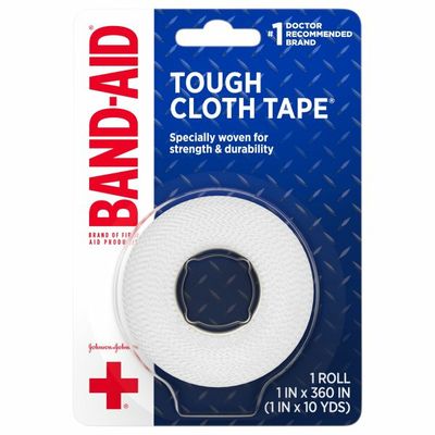 Band-Aid Brand Of First Aid Products Tough Cloth Tape, All Purpose