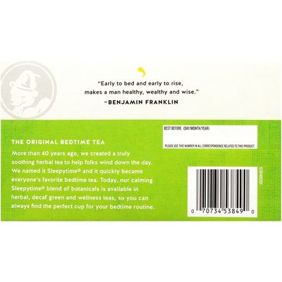 Celestial Seasonings Sleepytime Detox Caffeine Free Herbal Supplement Tea Bags