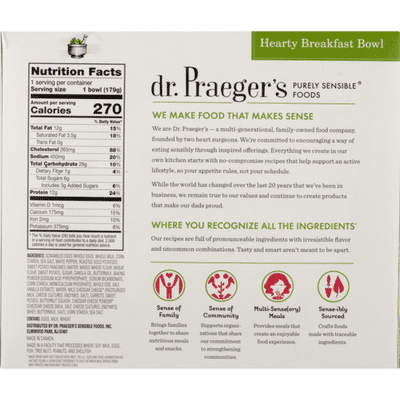 Dr. Praeger's Breakfast Bowl, Hearty