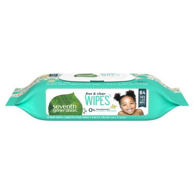 Seventh Generation Baby Wipes With Flip-top Dispenser Free & Clear