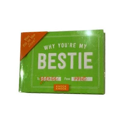 Knock Knock Fill-In-The-Blank Journal, Why You're My Bestie