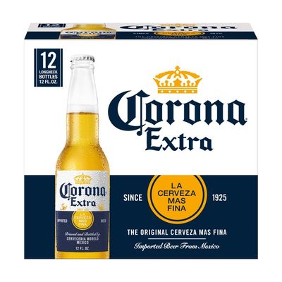 Corona Extra Mexican Lager Beer Bottles