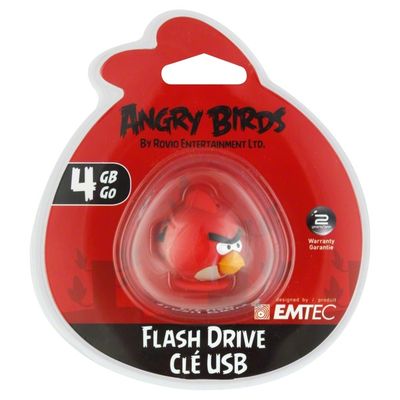 Emtec Flash Drive, Angry Birds, 4 GB