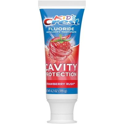 Crest Cavity Protection Fluoride Toothpaste, Strawberry Rush