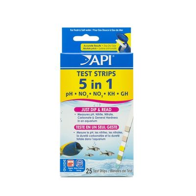 Api 5" 1 Aquarium Test Strips