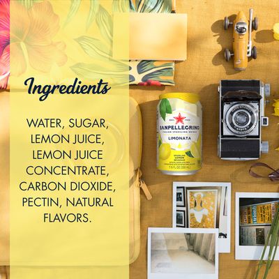 San Pellegrino Lemon Italian Sparkling Drinks
