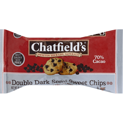Chatfield's Semi-Sweet Chips, Double Dark, 70% Cacao