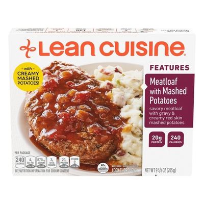 Lean Cuisine Comfort Features Meatloaf with Mashed Potatoes Frozen Meal