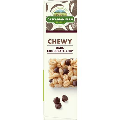 Cascadian Farm Organic Chocolate Chip Chewy Granola Bars, 6 Bars
