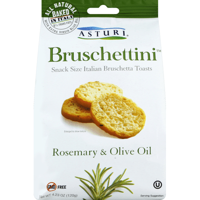 Asturi Bruschettini, Rosemary & Olive Oil