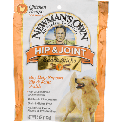 Newman's Own Hip & Joint Snack Sticks Dog Treats Chicken Recipe