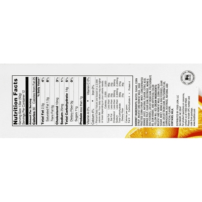 Food Lion Orange Cream Bars