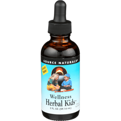 Source Naturals Wellness Herbal Kids IMMUNE SUPPORT Dietary Supplement Liquid