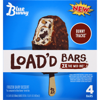 Blue Bunny Load D Bars Bunny Tracks 3 4 Fl Oz Instacart