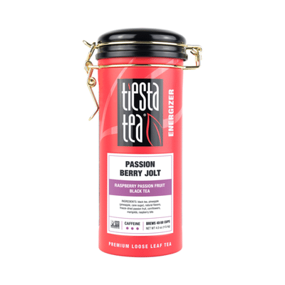Tiesta Tea Passion Berry Jolt, Loose Leaf Raspberry Passion Fruit Black Tea
