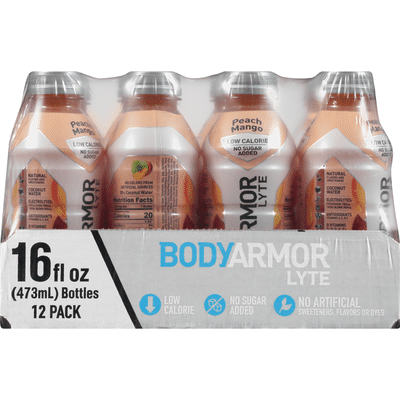 BodyArmor Sports Drink, Peach Mango, 12 Pack