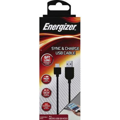 Energizer USB Cable, Sync & Charge