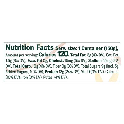 Chobani Yogurt, Less Sugar, Low-Fat, Greek, Madagascar Vanilla & Cinnamon