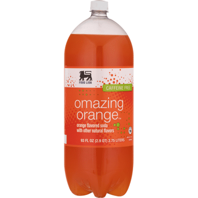 lion food orange soda omazing caffeine bottle drinks soft