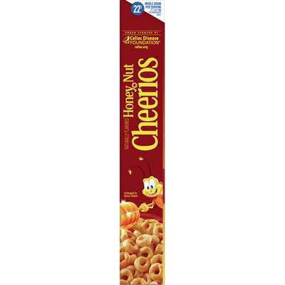 Honey Nut Cheerios Breakfast Cereal with Oats, Gluten Free
