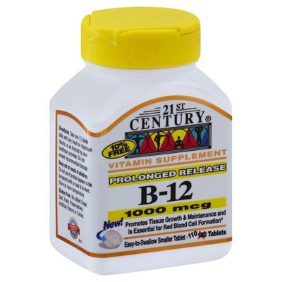 21st Century Foods Vitamin B 12 Prolonged Release 1000 Mcg Tablets 110 Each Instacart