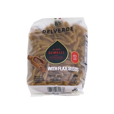 Delverde Pasta With Durum Wheat Semolina And Flax Seeds