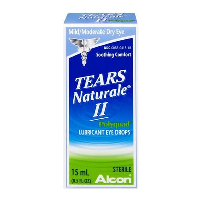 Tears Naturale II Polyquad Lubricant Eye Drops Mild/Moderate