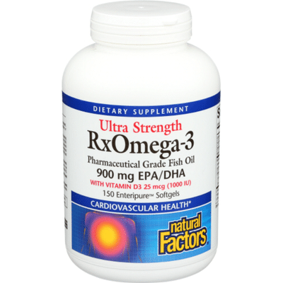 Natural Factors Rx Omega-3 Factors Dietary Supplement