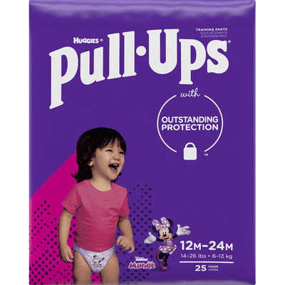 Pull-Ups Learning Designs Girls' Training Pants, 12-24M