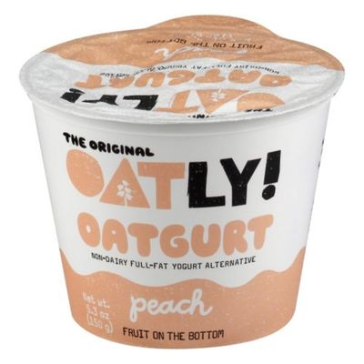Oatly! Yogurt Alternative, Non-Dairy, Full-Fat, Peach