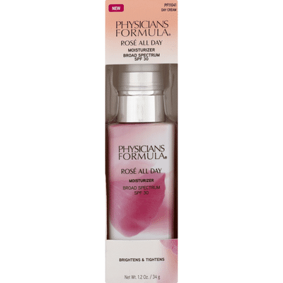 physicians formula rosé all day moisturizer spf 30