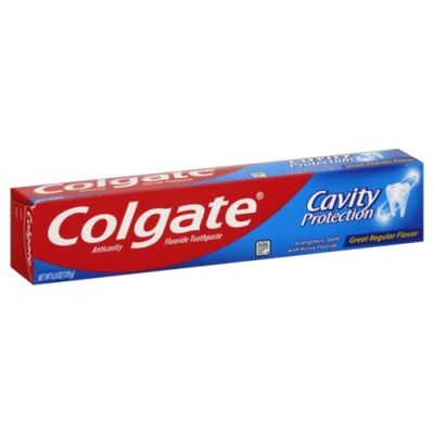 Colgate Fluoride Toothpaste, Anticavity, Great Regular Flavor