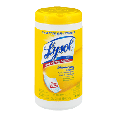 Lysol Disinfecting Wipes, Lemon & Lime Blossom Scent