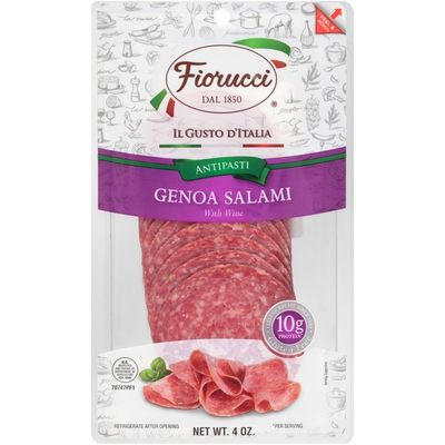 Fiorucci Genoa Salami (4 oz) - Instacart