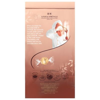 Lindt LINDOR Fudge Swirl Milk Chocolate Candy Truffles