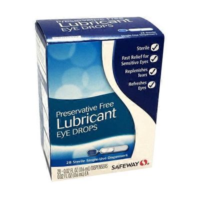 Signature Care Preservative Free Lubricant Eye Drops