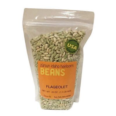 Zürsun Idaho Heirloom Beans Flageolet Beans