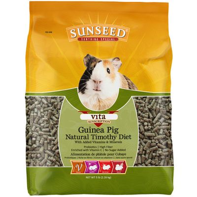 Sunseed Natural Timothy Diet for Guinea Pigs