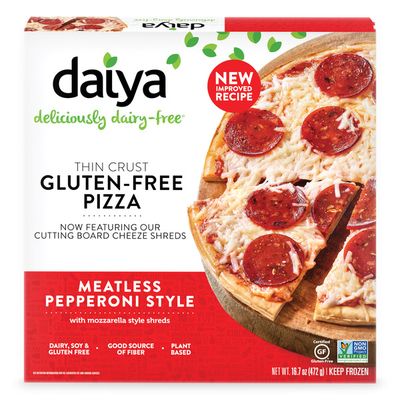 Daiya Dairy Free Meatless Pepperoni Gluten Free Pizza