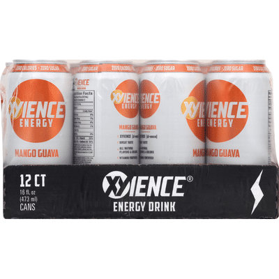 Xyience Energy Drink, Mango Guava, 12 Pack