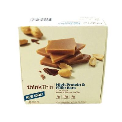 Think Thin Protein And Fiber Chocolate Peanut Butter Bar