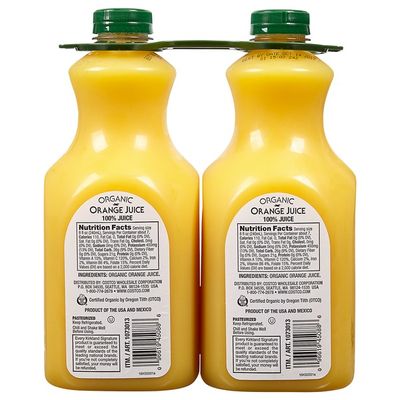 Kirkland Signature Organic Orange Juice