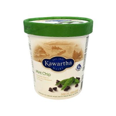 Kawartha Mint Chip Ice Cream