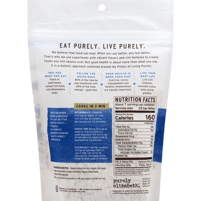 Purely Elizabeth Superfood Oatmeal, Original