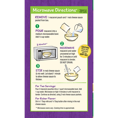Annie's White Cheddar Macaroni & Cheese, Microwavable Mac & Cheese