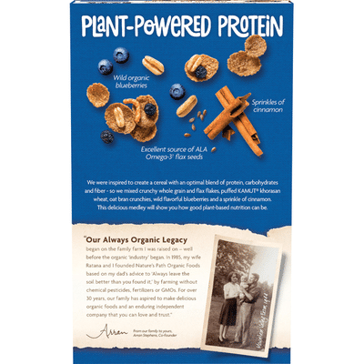 Nature's Path Blueberry Cinnamon Flax Cereal