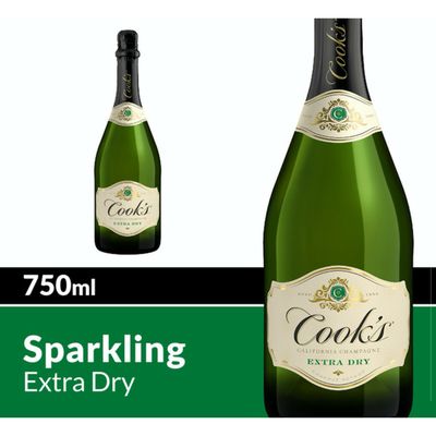 Cook's California Champagne California Champagne Extra Dry White Sparkling Wine